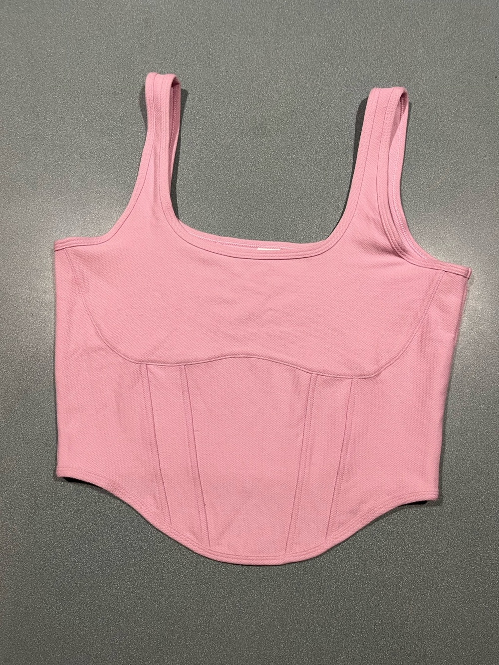 VICTORIA SECRET • PINK •Corset-Style Tank Top In Pink
